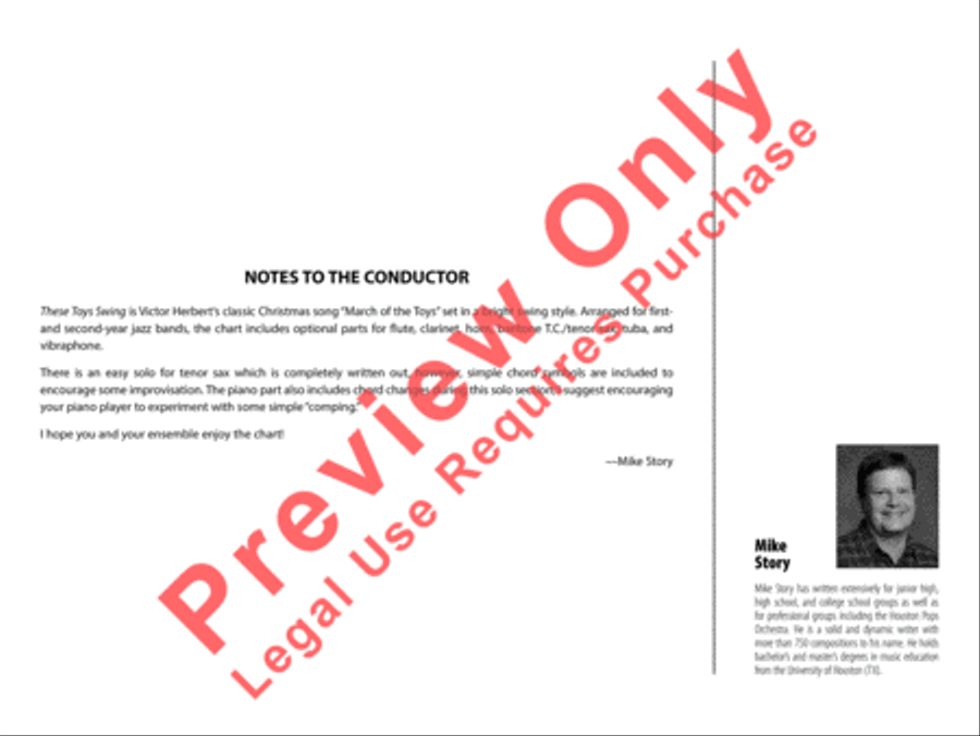 These Toys Swing Jazz Ensemble scores gallery preview page 3