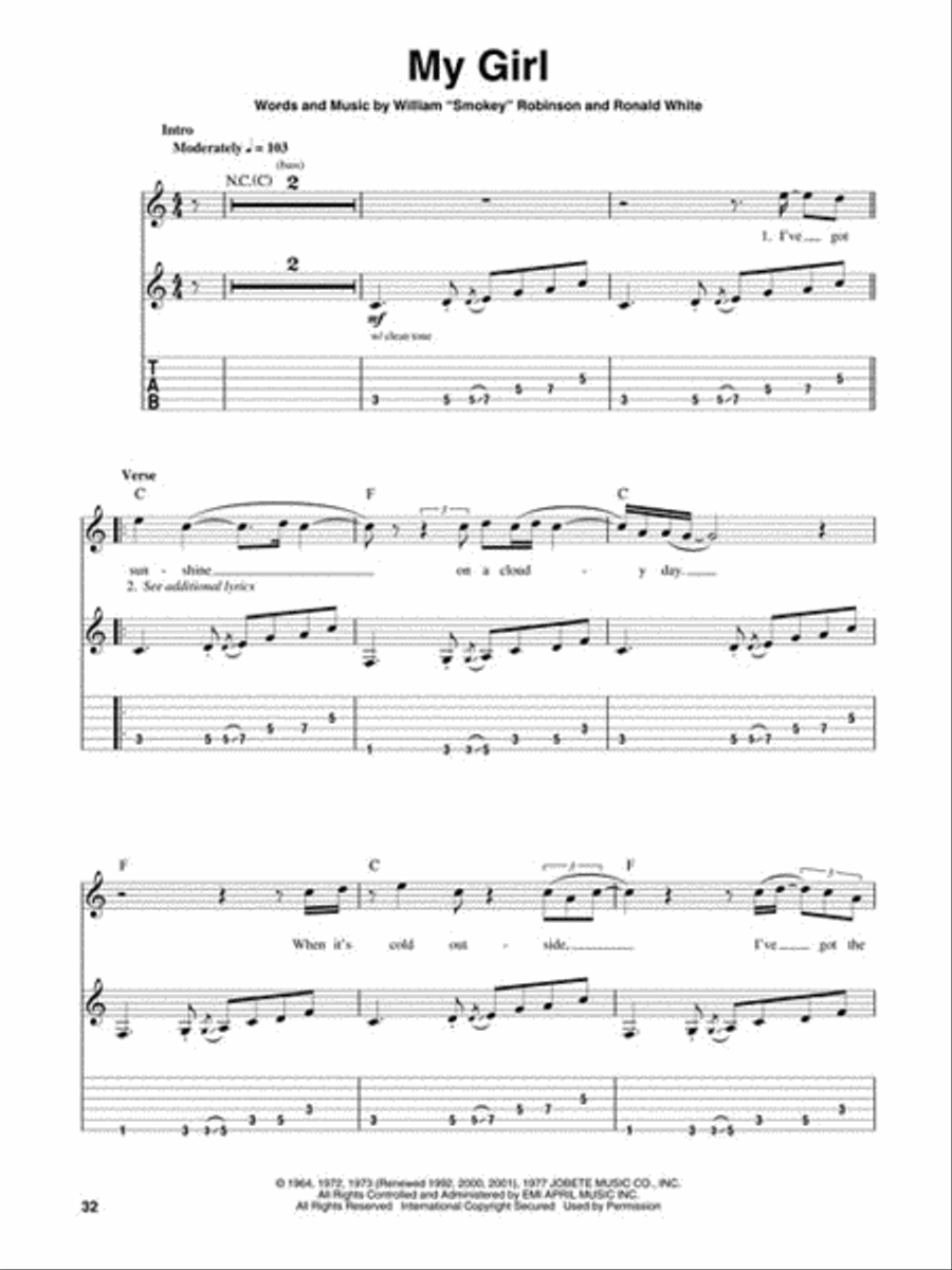 R&B Guitar Tablature scores gallery preview page 5