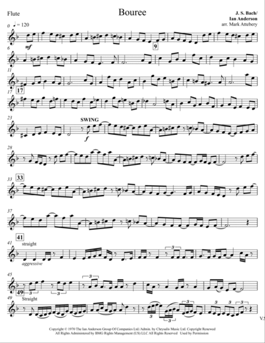 Bouree Small Ensemble scores gallery preview page 6