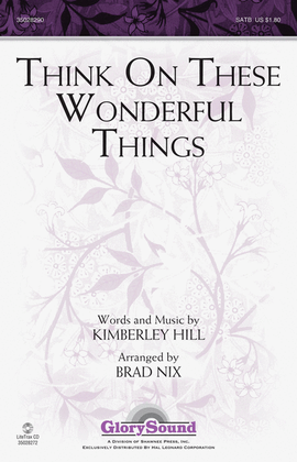Book cover for Think on These Wonderful Things
