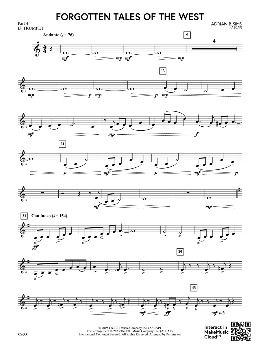 Forgotten Tales of the West: Part 4 - B-flat Trumpet
