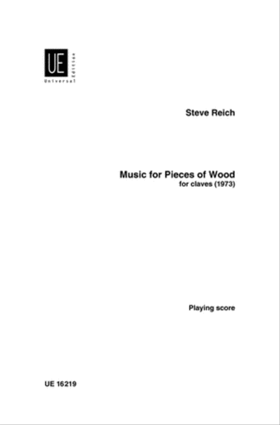 Music For Pieces Of Wood For 5 Pair Of Tuned Claves Performance Score