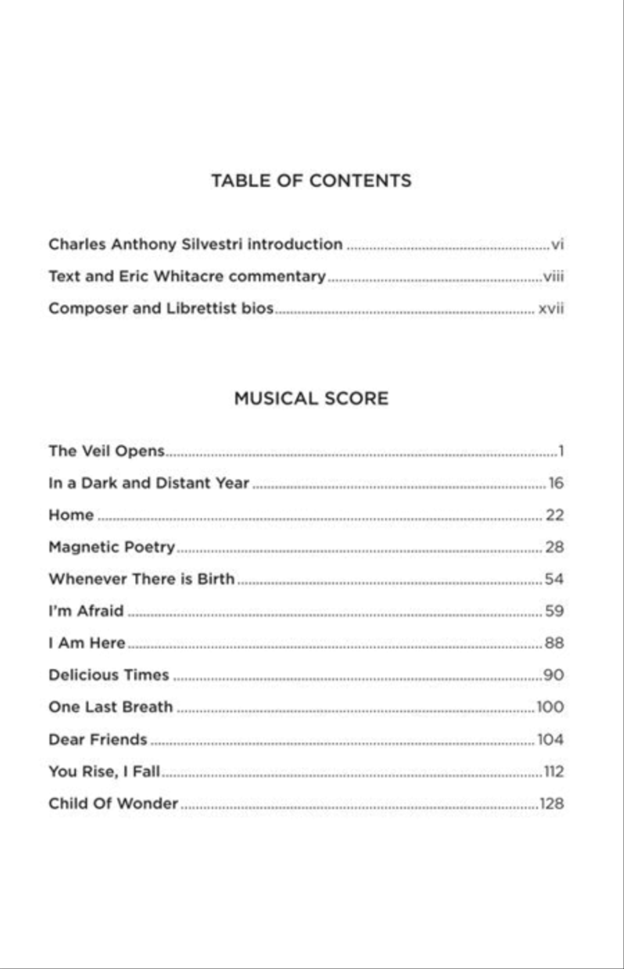 The Sacred Veil 4-Part scores gallery preview page 4