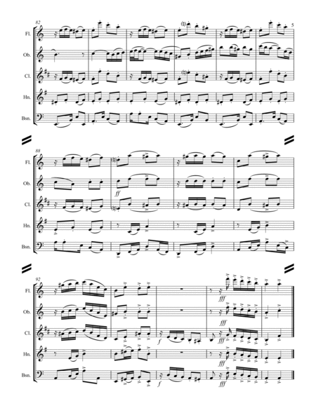 La Cumparsita (Tango) (for Woodwind Quintet) image number null