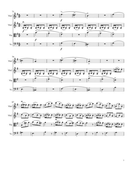 Mozart String Quartet #3 in G Major, K.156, 134b image number null