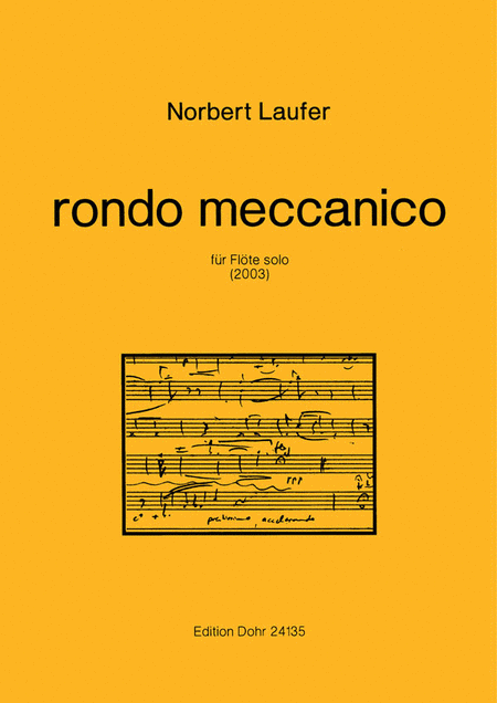 rondo meccanico (2003) -für Flöte solo-