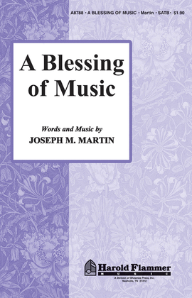 Book cover for A Blessing of Music