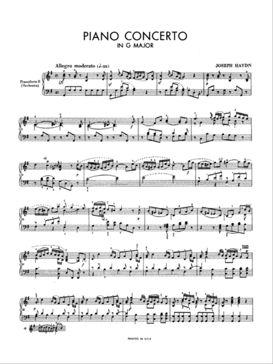Piano Concerto in G Major Small Ensemble scores gallery preview page 4