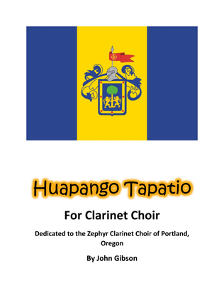 Book cover for Huapango Tapatio Clarinet Choir Mexican Dance