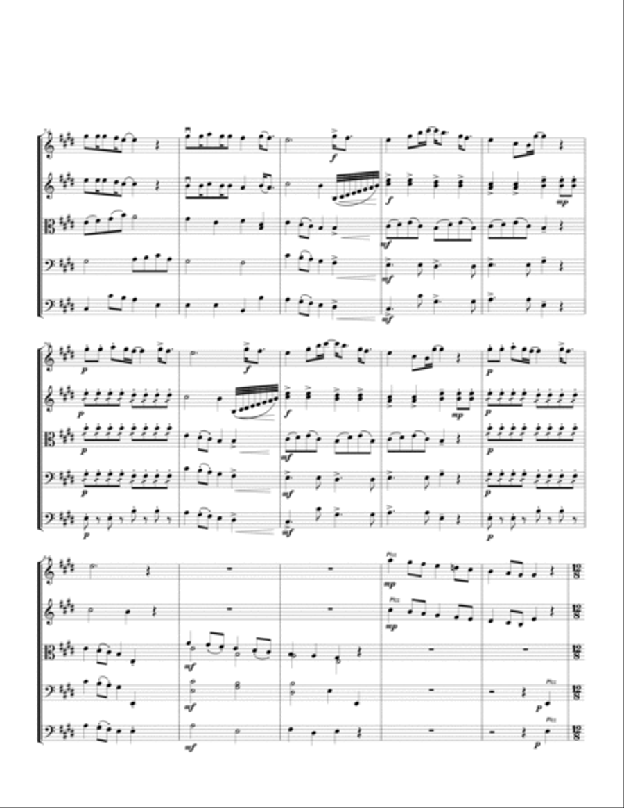 Get Back Get Back String Quintet scores gallery preview page 6