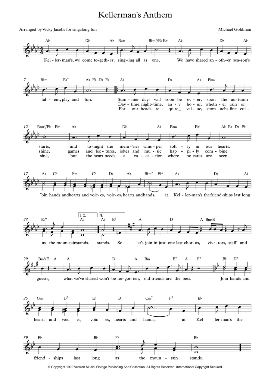 Kellerman's Anthem 2-Part scores gallery preview page 1