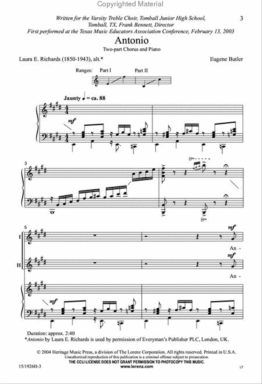 Antonio 2-Part scores gallery preview page 2