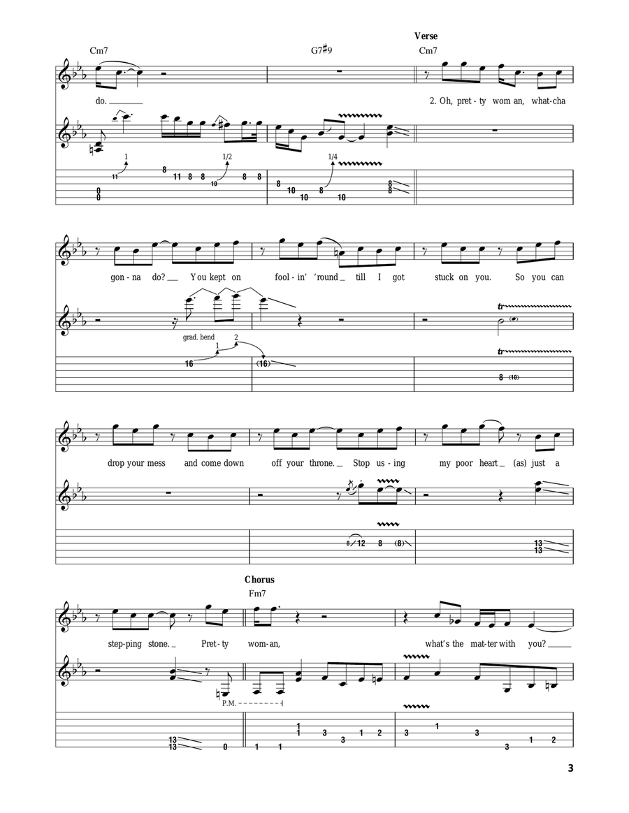 Oh Pretty Woman Oh Pretty Woman Acoustic Guitar scores gallery preview page 3