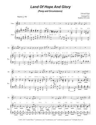 Land Of Hope And Glory (Pomp and Circumstance) (Oboe solo and Piano)