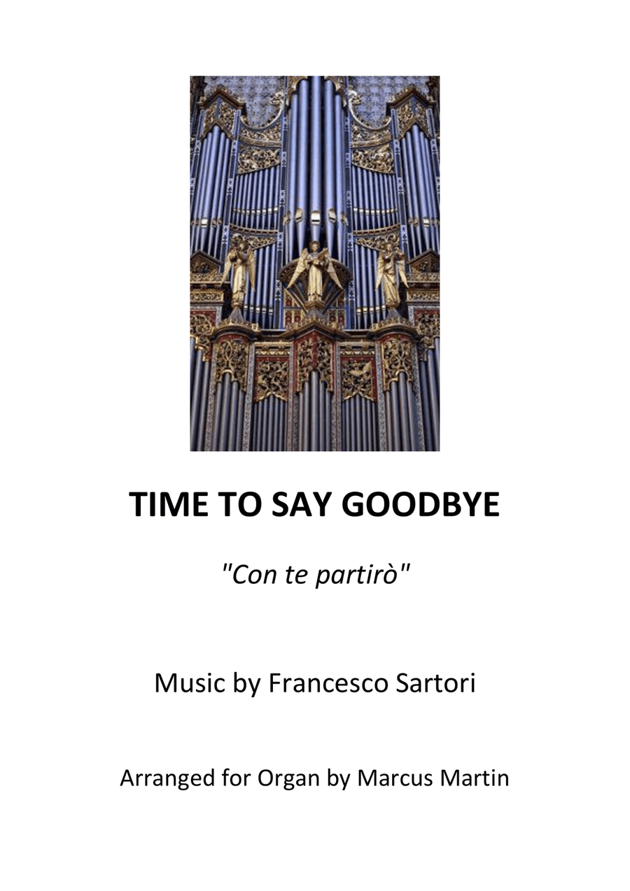 Time To Say Goodbye Organ Solo scores gallery preview page 1