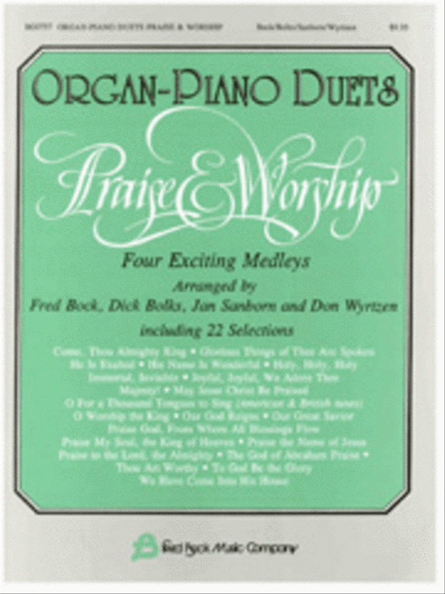 Praise & Worship Organ-Piano Duets Organ scores gallery preview page 1