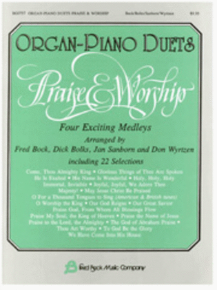 Book cover for Praise & Worship Organ-Piano Duets
