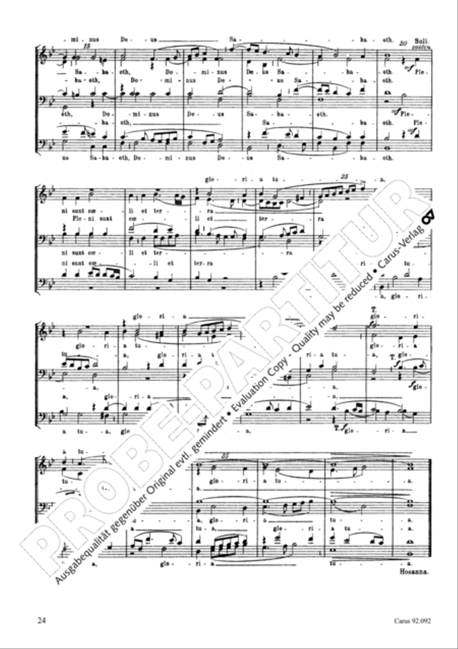 Missa Papae Marcelli Choir scores gallery preview page 21