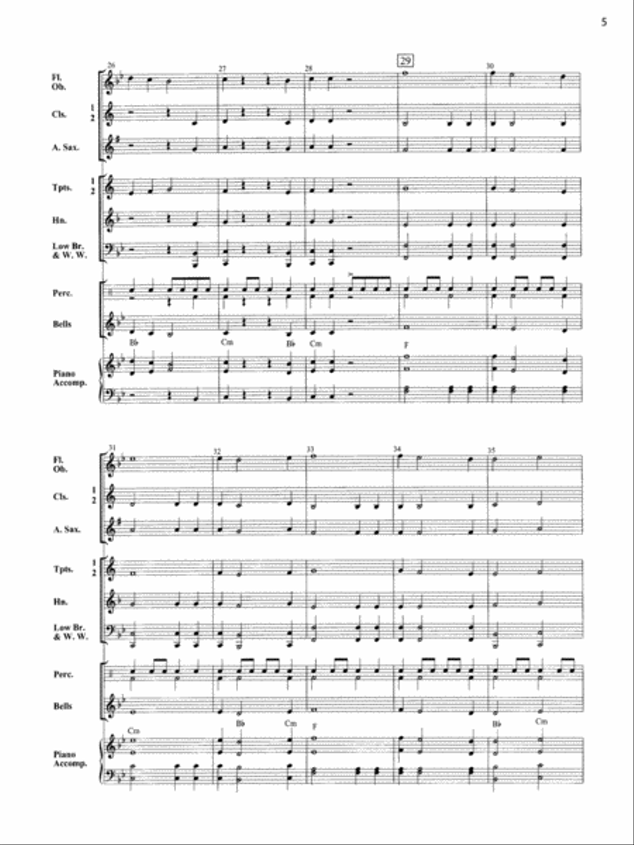 Accent on Performance Concert Favorites Collection Concert Band scores gallery preview page 6