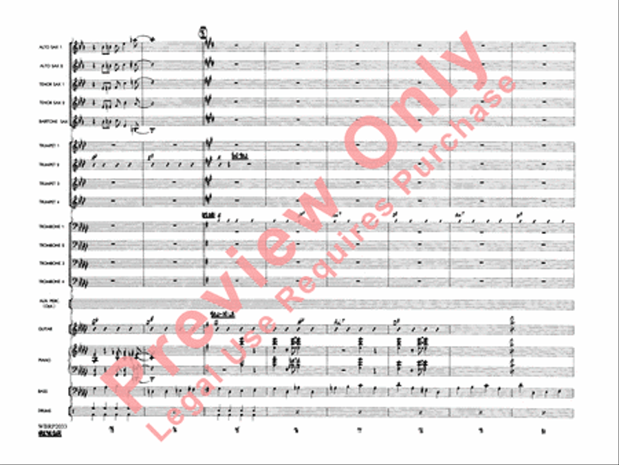 Mack the Knife (from The Threepenny Opera) Jazz Ensemble scores gallery preview page 13