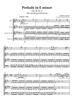 Prelude Op. 28, No. 4 (Woodwind Quartet) - Frédéric Chopin