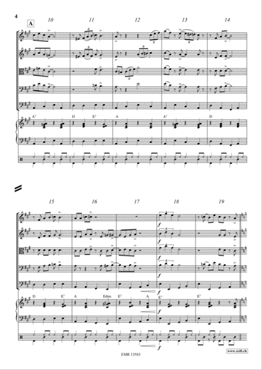 St. Louis Blues String Quintet scores gallery preview page 4
