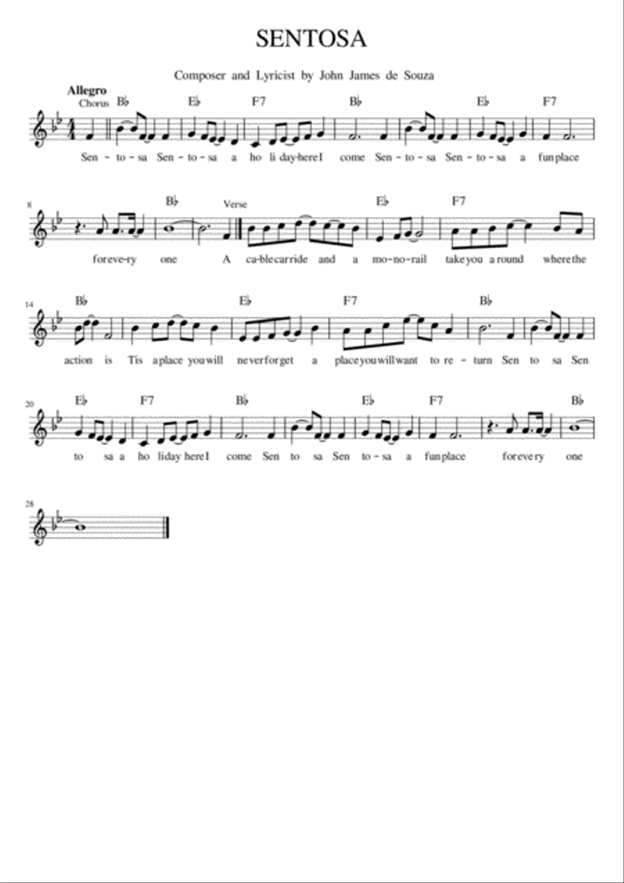 Sentosa Sentosa Small Ensemble scores gallery preview page 1