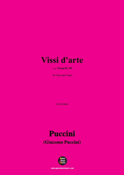 G. Puccini-Vissi d'arte(Act II),in d minor