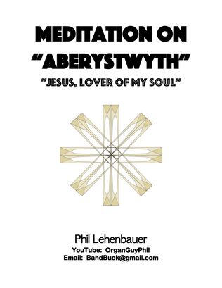 Book cover for Meditation on "Aberystwyth" organ work, by Phil Lehenbauer