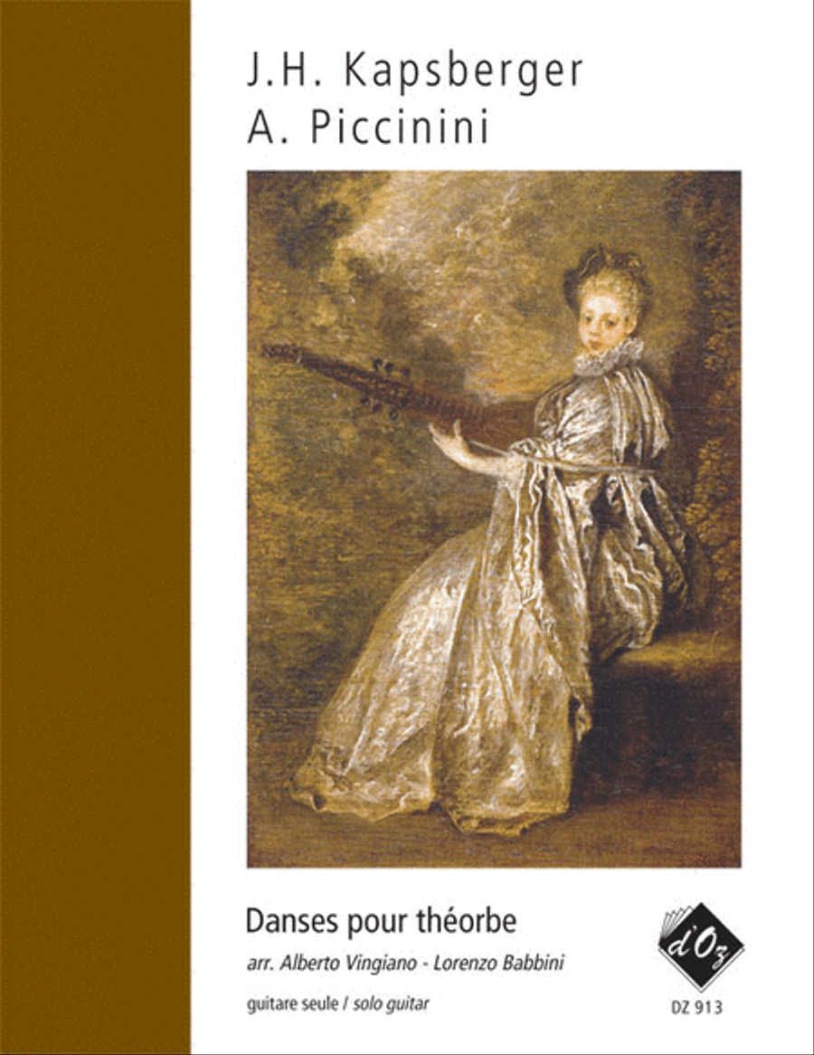 Danses pour théorbe Classical Guitar scores gallery preview page 1