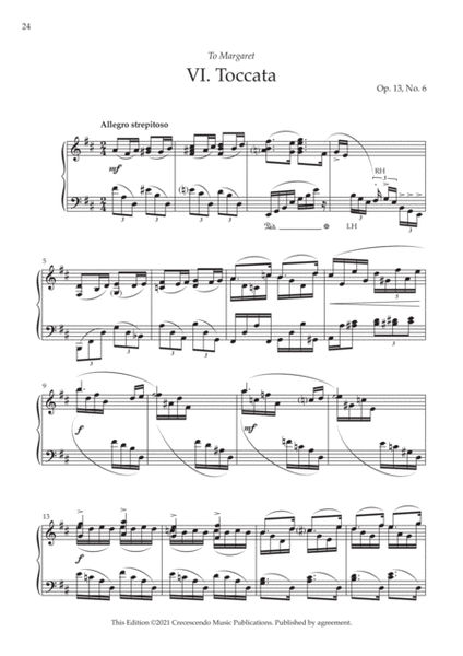 Six Characteristic Pieces, Op. 13