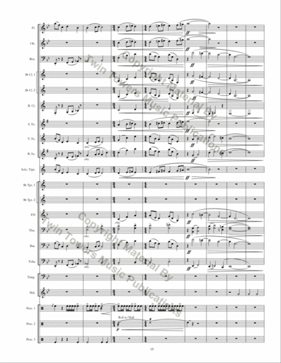 Sinfonia Concert Band scores gallery preview page 16
