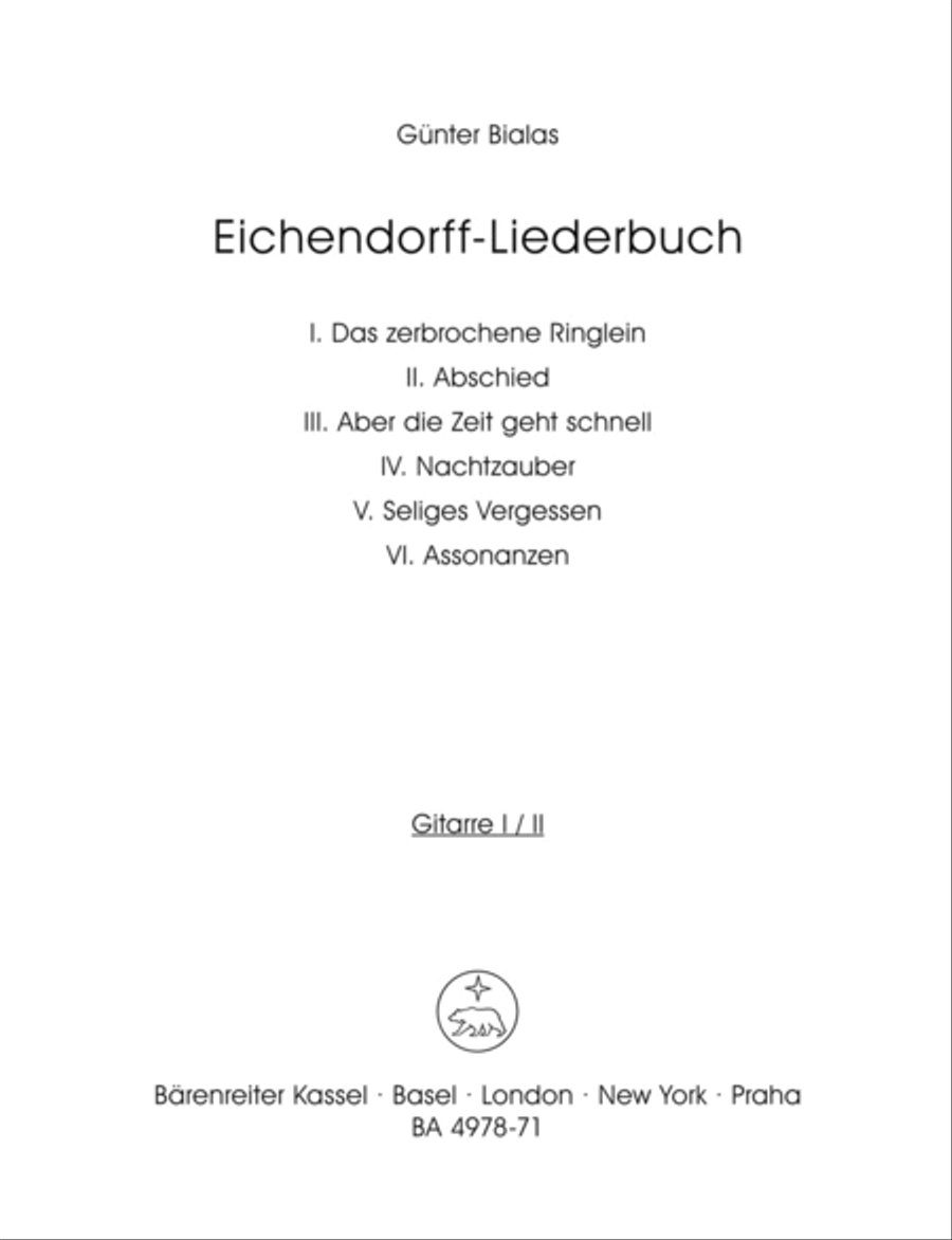 Eichendorff-Liederbuch (1965)