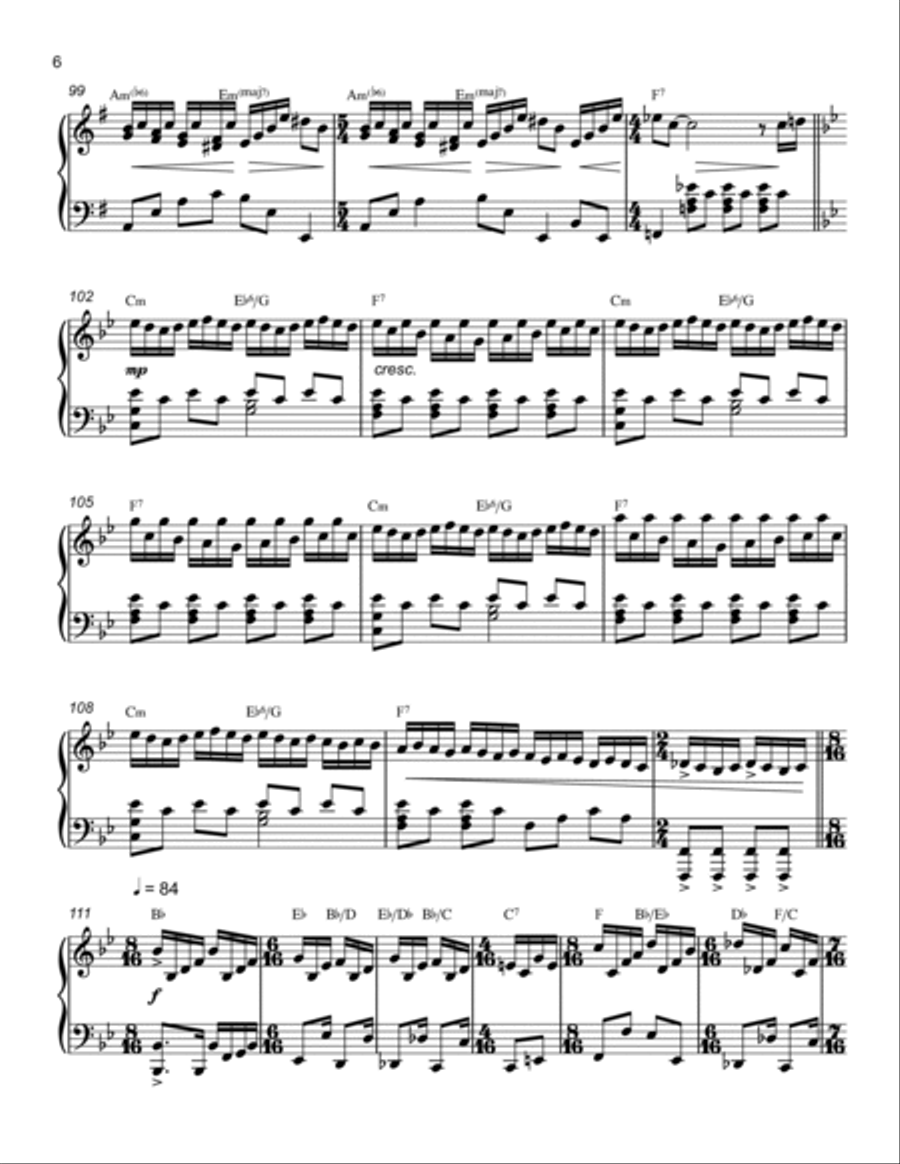 Firth Of Fifth Firth Of Fifth Piano Solo scores gallery preview page 6