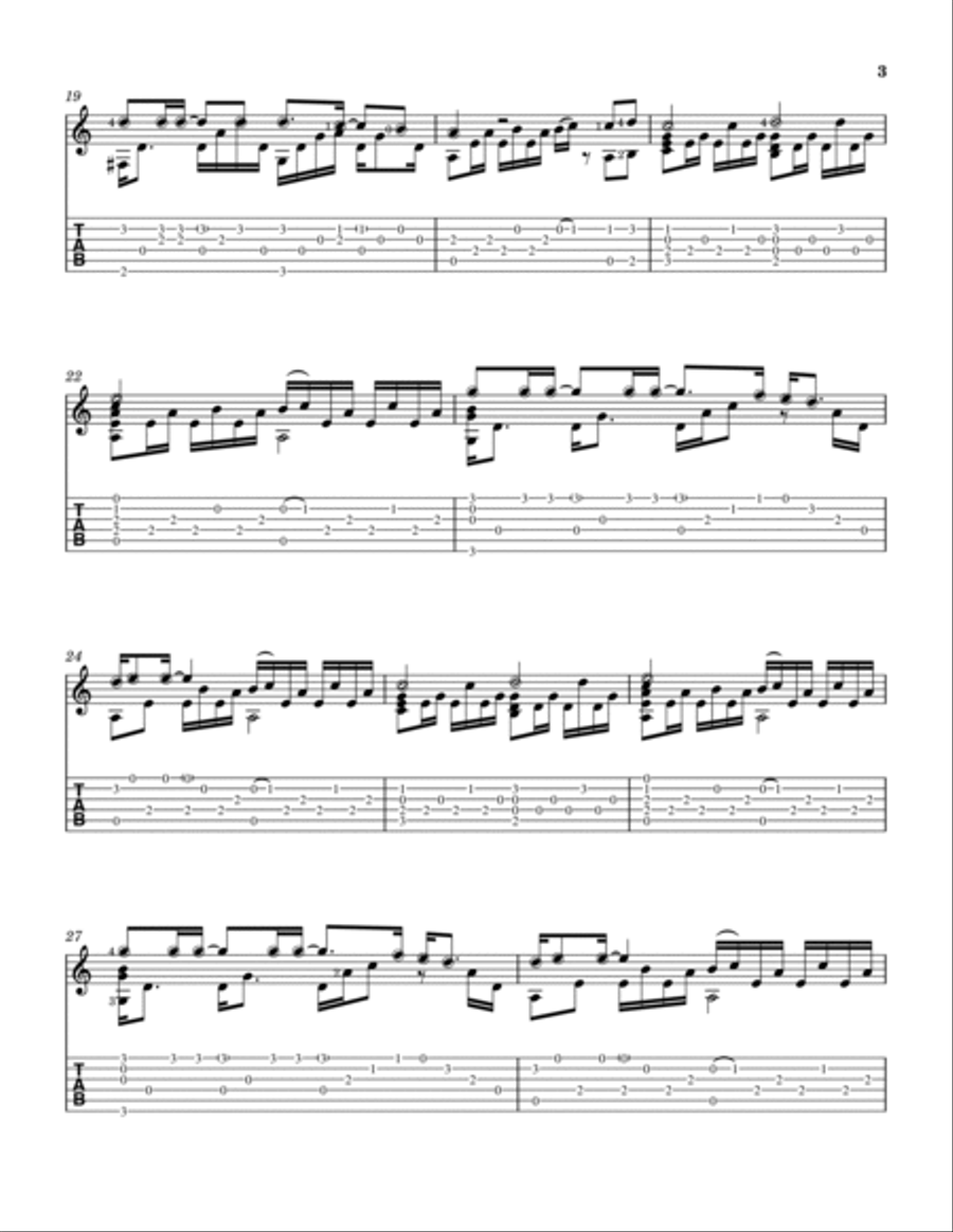 Dust In The Wind Dust In The Wind Electric Guitar scores gallery preview page 3