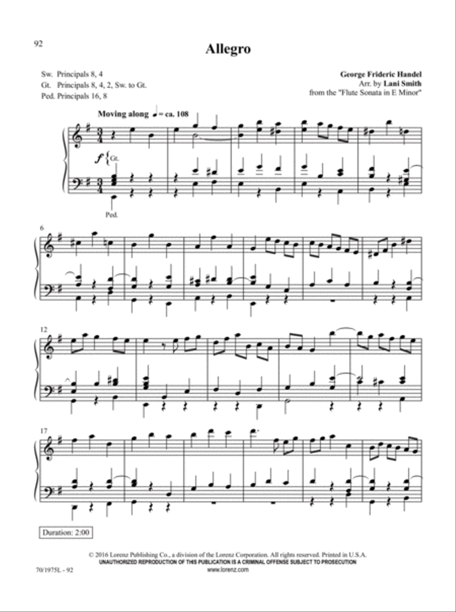 Easy Organ Library, Vol. 60 Organ Solo scores gallery preview page 35