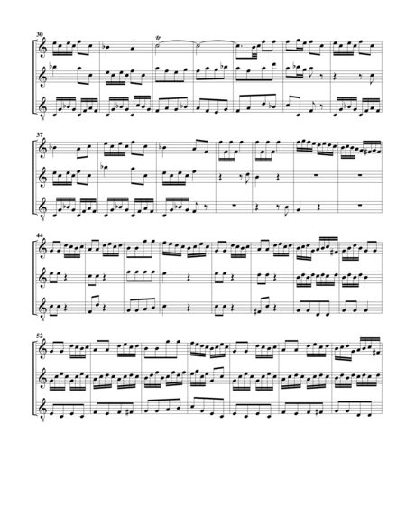 Allegro for musical clock WoO 33, no.3 (Arrangement for 3 recorders (SAT))