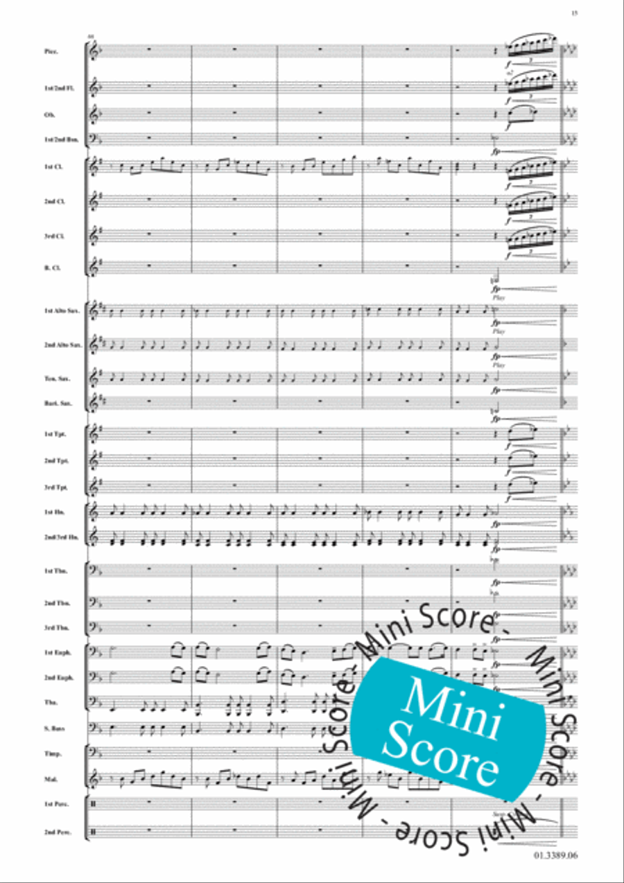 Moby Dick Concert Band scores gallery preview page 19