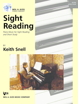 Book cover for Piano Music For Sight Reading & Short Study Level 4
