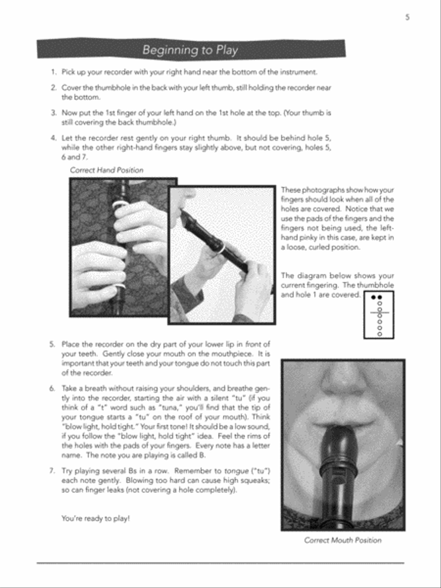 Recorder for Beginners Recorder scores gallery preview page 3
