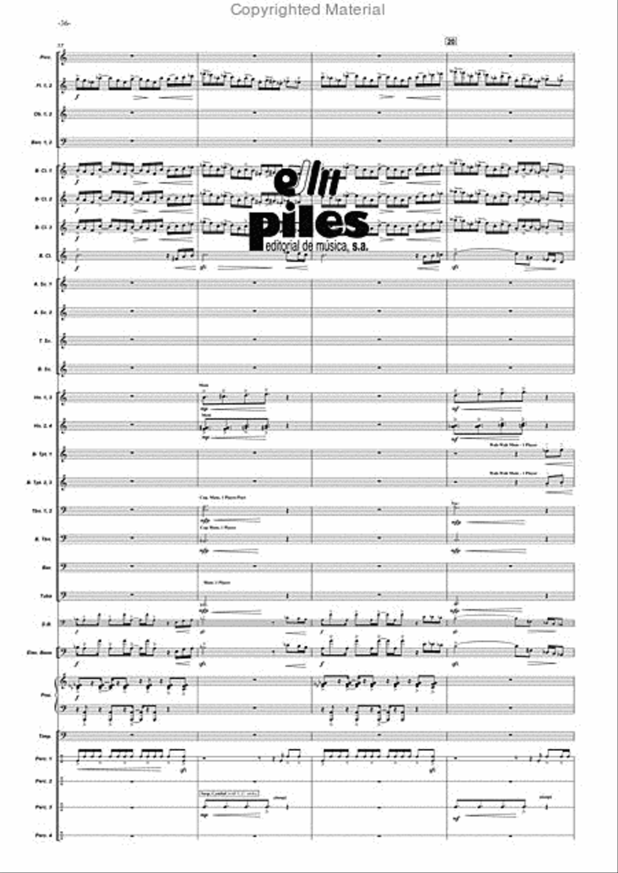 Duende Duende Concert Band scores gallery preview page 37