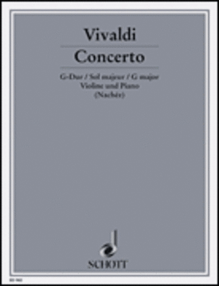 Book cover for Concerto in G Major, RV 298/PV 100