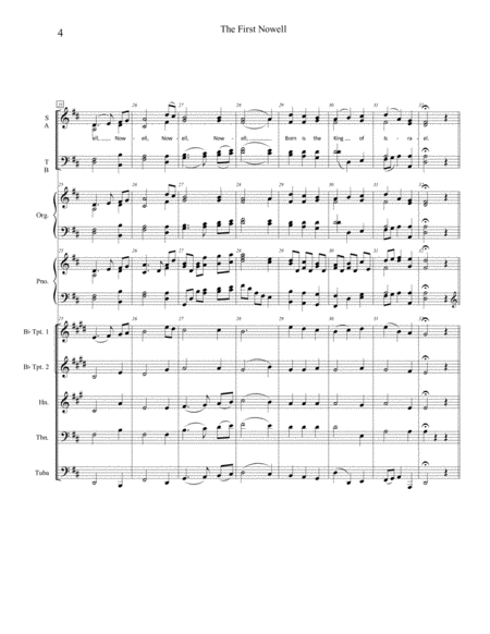 The First Noel Instrumental Pack (companion product to The First Noel SATB and piano) image number null