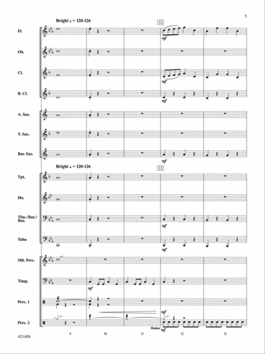 Carpathian Castle: Score Concert Band scores gallery preview page 5