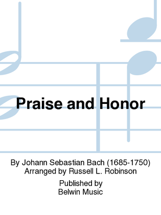 Book cover for Praise and Honor