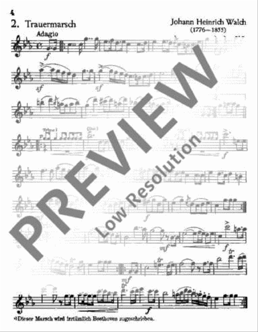 Für Feiern und Feste Clarinet scores gallery preview page 5