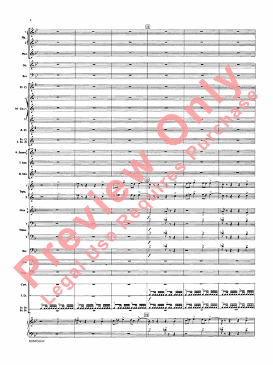Festivo - Cs Festivo - Cs Concert Band scores gallery preview page 5