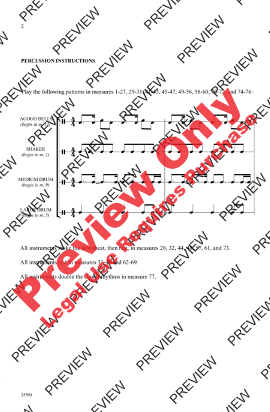 Aya Ngena 3-Part scores gallery preview page 2