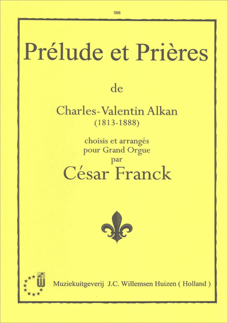 Prelude & Prieres Organ scores gallery preview page 1