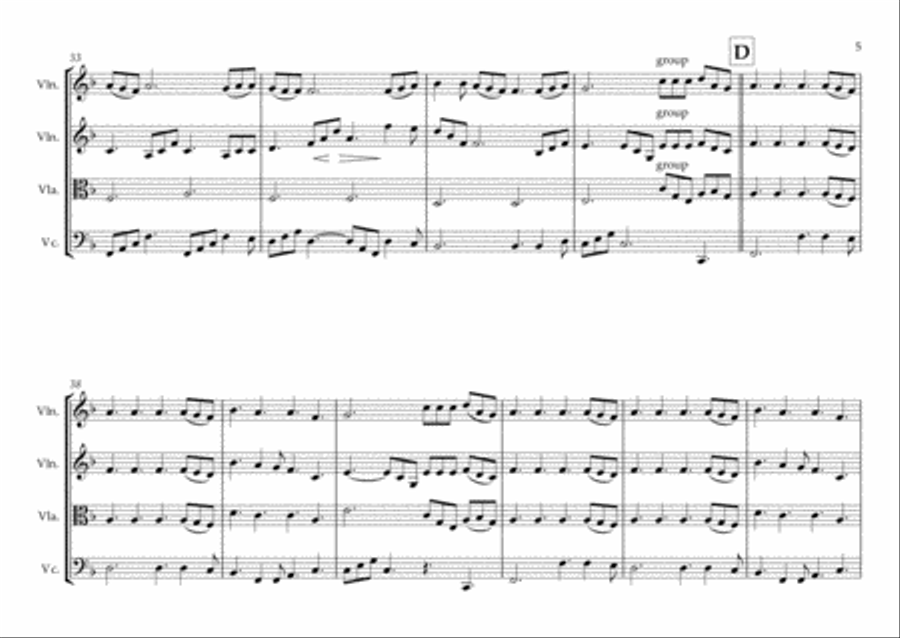 Perfect String Quartet scores gallery preview page 5